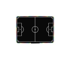 Tableau de football LCD de 20 pouces avec stylet pour les entraîneurs pour dessiner des tactiques et entraîner les joueurs, doté d ' un écran de verrouillage à bouton effaçable fabriqué en ABS