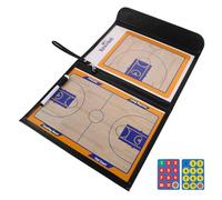 Tableau de Football Pliable Portable avec Marqueurs Magnétiques | PU et Plastique, Pochette Zippée Incluse, pour Entraîneurs et Professeurs D’éducation Physique