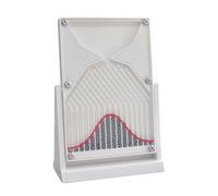 Tableau de Galton de bureau 12 * 18 cm, Modèle mathématique de distribution normale, Démonstration efficace de la loi statistique, for l'enseignement de la physique dans les laboratoires(White)