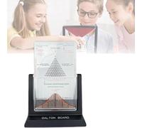 Tableau de Galton de bureau, démonstration efficace des lois statistiques, outil pédagogique de laboratoire de physique, modèle de démonstration des probabilités avec courbe en cloche, pour stimuler l