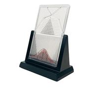 Tableau de Galton de bureau, modèle de démonstration de probabilités, modèle de démonstration de probabilités avec courbe en cloche, outil d'expérimentation efficace de loi statistique