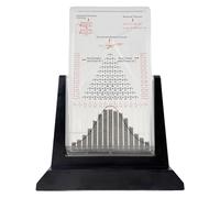 Tableau de Galton for l'enseignement physique, modèle de démonstration de probabilité avec courbe en cloche, outil d'expérimentation efficace sur les lois statistiques,outil de démonstration(Upgraded)