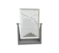 Tableau de Galton,ModèLe de DéMonstration de Probabilité Sur Planche de Galton avec Courbe de Distribution Normale,Adapté à L'Apprentissage des ProbabilitéS et à L'Analyse Financ(Color:Gris et blanc)