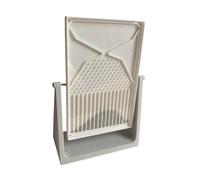 Tableau de Galton,ModèLe de DéMonstration de Probabilité Sur Planche de Galton avec Courbe de Distribution Normale,Adapté à L'Apprentissage des ProbabilitéS et à L'Analyse Financ(Color:Gris ivoire)