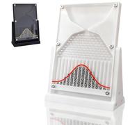 Tableau de Galton, Modèle d'expérience de Galton pour Bureau, Modèle mathématique de Distribution Normale, avec Courbe, Stimule la curiosité et améliore l'apprentissage, pour plaques de Galton