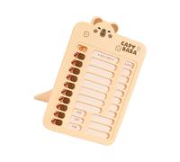 Tableau de gestion du temps pour tout-petits Tableau d ' horaire quotidien réutilisable pour les études et les corvées des objectifs 15 x 23, 2 cm Planificateur d ' étude pour Organisateur de