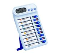 Tableau de gestion du temps quotidien - Tableau de gestion du temps - Tableau des tâches quotidiennes - 7,5 x 12,5 cm - Pour planifier la discipline des enfants