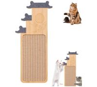 Tableau de grattage de Chat, Gratteur de Chat en Carton, Tapis de grattage Vertical monté au Mur, Tapis Sisal monté au Mur, Résistant aux grattages sans débris, Protéger Le canapé