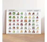 Tableau de guide des aliments à faible teneur en sucre, affiche artistique imprimée pour le diabète, plan de repas à faible teneur en sucre, guide de régime pré-diabète, tableau des aliments santé