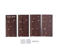 Tableau de Hauteur d'arbre, Règle en Bois, Tableau de Croissance, Décoratif, Pratique, en Bois de Noyer, Colle Forte pour Chambre d'enfant