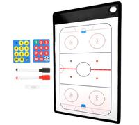 Tableau de Hockey Glace Réutilisable, Recto Verso en PVC