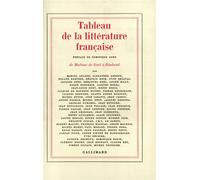 Tableau de la littérature française De Madame de Staël à Rimbaud - Collectif - Gallimard - broché - Livre