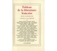 Tableau de la littérature française, tome 3
