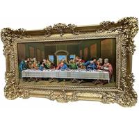Tableau de la Sainte Cène Jésus-Christ 97 x 57 cm Images sacrées Léonard de Vinci 3074