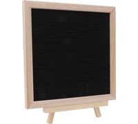 Tableau de lettres en feutre Tableau de lettres en bois interchangeable avec 340 lettres Tableau de messages en feutre avec support Ciseaux Sac en tissu