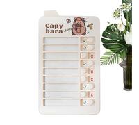 Tableau de liste de contrôle de routine pour - Tableau visuel du calendrier quotidien de 11,8 x 6,5 cm, suivi interactif des responsabilités | Organisateur de formation d'habitudes pour garçon