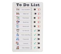Tableau de liste de tâches à coller, tableau mémo réutilisable, planificateur de tâches pour enfants