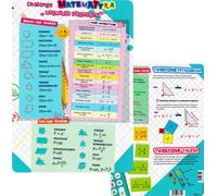 Tableau de mathématiques A4 - votre outil d'apprentissage essentiel, idéal pour saisir rapidement les concepts clés et les formules