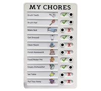 Tableau de mémo de tableau tâches, liste tâches portables, liste contrôle camping-car, outil rappel planification pour adultes et enfants