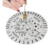 Tableau de messages métaphysiques en bois | Pendule Radiesthésie Divination - Décoration d' pour sorcières et wiccans, outils de divination