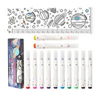 Tableau De Mesure De La Hauteur, Graphique De Croissance Des, Règle De Suivi De La Croissance, Matériau Imperméable, Facile À Concevoir, 12 Couleurs Enclos Pour Mur, Jardin D', Petite E