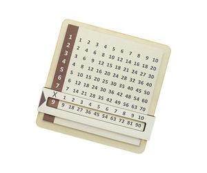 Tableau de multiplication interactif, aide pédagogique pour la maîtrise des concepts mathématiques, tableau de multiplication en bois