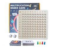 Tableau de multiplication, table de multiplication, jeu de société de mathématiques Montessori en bois pour enfants de 3 à 5 ans, 5 à 7 ans, 6 à 8 ans, mémorisation de la table de multiplication