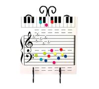 Tableau de musique pour enfants avec surfaces d'écriture lisses et fonctions magnétiques effaçables à sec pour lire des notes de musique