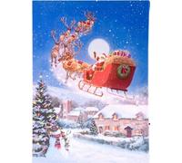 Tableau de Noël pour enfants led 28x38cm mod. assorti