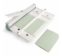 Tableau De Notation De Raineur De Papier, Machine Rainage Manuelle De 350Mm | Outil De Pliage De Papier De Bureau En Acier, Règle À Double Échelle, Guide Réglable, Pour Papier Cartonné, Couvertures