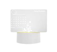 Tableau de Notes CréAtif LED Veilleuse USB Babillard LumièRe de Vacances avec Stylo Cadeau pour DéCoration Lampe de Nuit