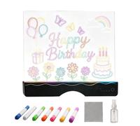 Tableau De Notes LED Tablette de dessin rechargeable avec feutres