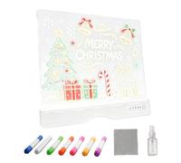 Tableau De Notes LED Tablette d'écriture rechargeable avec marqueurs