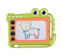 Tableau de peinture magnétique pour enfant - Planche à dessin magnétique - Jouet éducatif - Avec 4 tampons en forme de dinosaure - Cadeau pour filles et garçons (crabe vert)