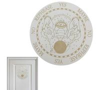 Tableau de pendule pour divination, tableau de pendule pour divination, tableau de divination de panneau de pendule sept étoiles de radiesthésie, tableau de message d'autel pour décoration d