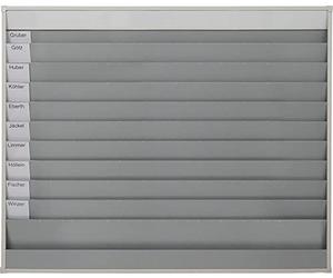 Tableau de planification 900 mm 6 rails A4