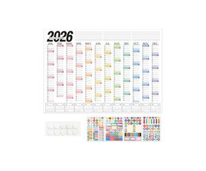 Tableau De Planification De Calendrier Mural - Planificateur De Rendez-vous Grand Format Avec Grille Horaire Et Champs D'agenda, Conception De Tableau Blanc Pratique Pour Une Mise À Jour Facile, Aide