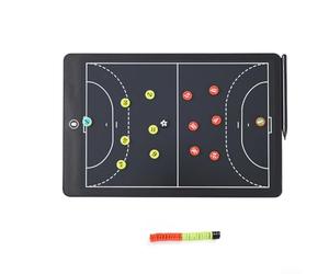 Tableau de planification de stratégie sportive avec écran LCD et autocollants magnétiques réutilisables pour football, basket-ball, handball, volleyball et entraînement de hockey sur glace (handball)