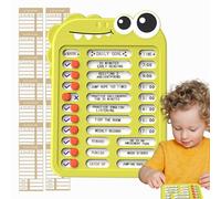 Tableau de planification pour, tableau de liste de contrôle des tâches - Tableau de liste de contrôle réutilisable - Avec tableau de curseur de désarmement