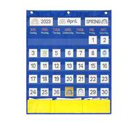 Tableau De Poche Calendrier Pour Salle Classe Maternelle Avec 89 Cartes Mensuelles Pour Apprentissage Des Ressources Pédagogiques Mensuelles