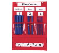 Tableau de poche de comptage et de valeur de position de Learning Resources