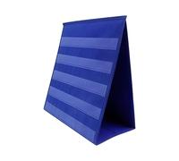 Tableau de poche double face pliable pour bureau - Fournitures d'enseignement (bleu)
