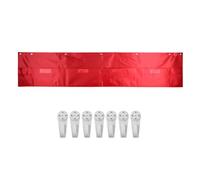 Tableau de poche horizontal avec 4 poches et 4 crayons pour rangement de bureau