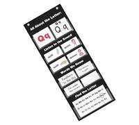 Tableau de poche pour enfants préscolaires avec cartes réutilisables double face pour salle de classe, école maternelle, enfants d'âge préscolaire, cartes à effacer à sec double face