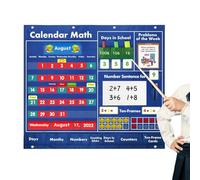 Tableau de poche pour salle de ide à l'apprentissage modulaire pour enseignants et étudiants | Tableau organisateur à suspendre pour activités éducatives, outil d'affichage visuel pour les