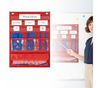Tableau de poche pour salle de vec cartes numérotées et bâtons de comptage, aide à l'enseignement des mathématiques pour l'apprentissage en classe primaire