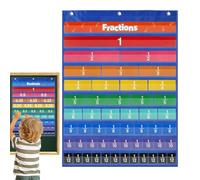 Tableau de poche pour salle de classe, cartes graphiques décimales, outil d'apprentissage des mathématiques, parfait pour les enseignants, l'école, les activités d'enseignement, les cours de classe