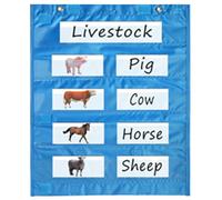 Tableau de poche pour tableau blanc double face pour phrase, mots, cartes, fichiers, tableau blanc