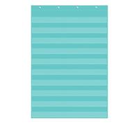 Tableau de poche standard transparent à 10 poches à suspendre au mur pour les leçons d'enseignants dans une salle de classe ou à la maison