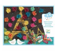 Tableau de pompons, 350 pièces en carton multicolore TU